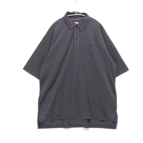 THE NORTH FACE PURPLE LABEL 2025SS | Moss Stitch Field Big Polo "Charcoal" (N25SH091)