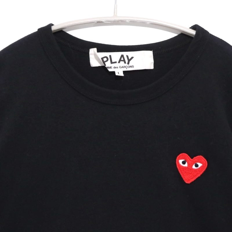 PLAY COMME des GARÇONS | Red Heart T-Shirt "Black" (AZ-T108)