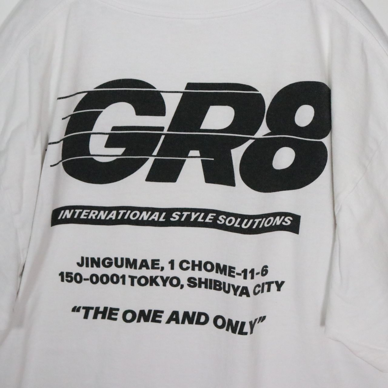 GR8(グレイト) Logo T-Shirt  "the one and only"