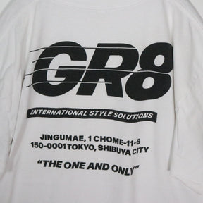 GR8(グレイト) Logo T-Shirt  "the one and only"
