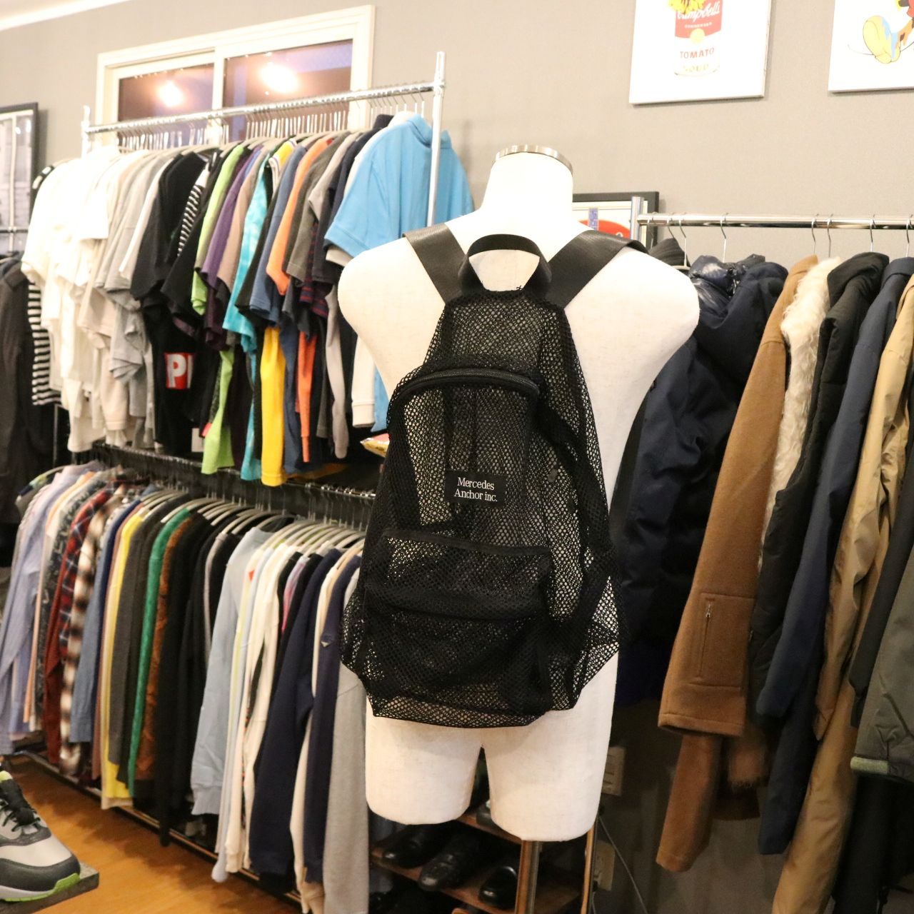 ANCHOR INC.(アンカーインク) 24ss Mesh Backpack Mercedes Anchor Inc.