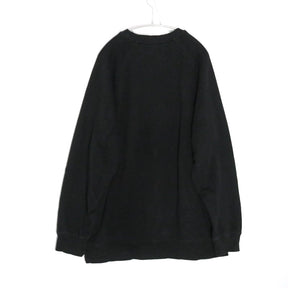 VICTORIA | Logo Print Crewneck Sweatshirt "Black"