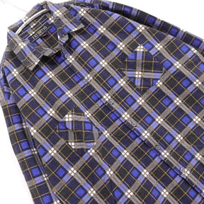 FAT 04FW | Flannel Check Shirt JACK "Blue" (F/04-FW/SH-02)