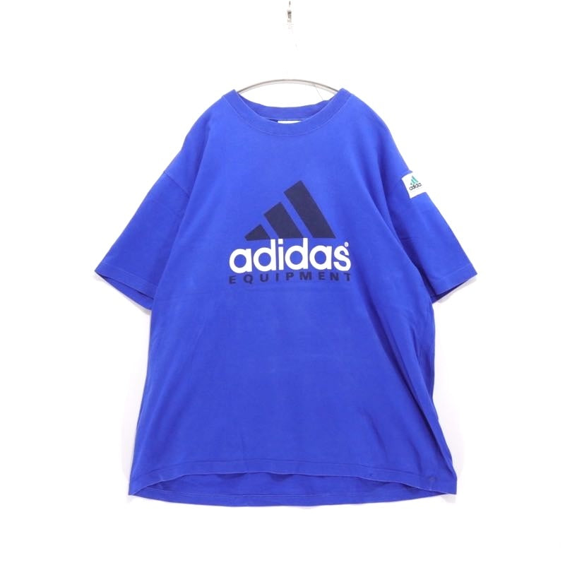 adidas 90s | EQUIPMENT Logo Print S/S Tee "Blue" (MADE IN MEXICO)