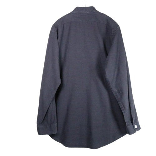 MADISONBLUE 19AW | HAMPTON Back Satin Shirt "Navy / Pearl Button" (MB194-5051PL)