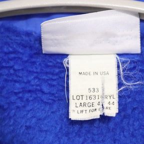 HARTWELL 1980s-90s | Fleece Lined Coach Jacket "Blue" (LOT 1631) [Made in USA]