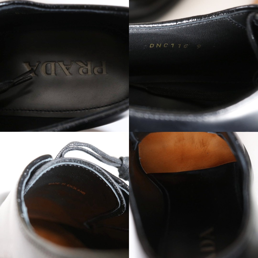 PRADA | Plain-Toe Derbies "Black" (DNC115)