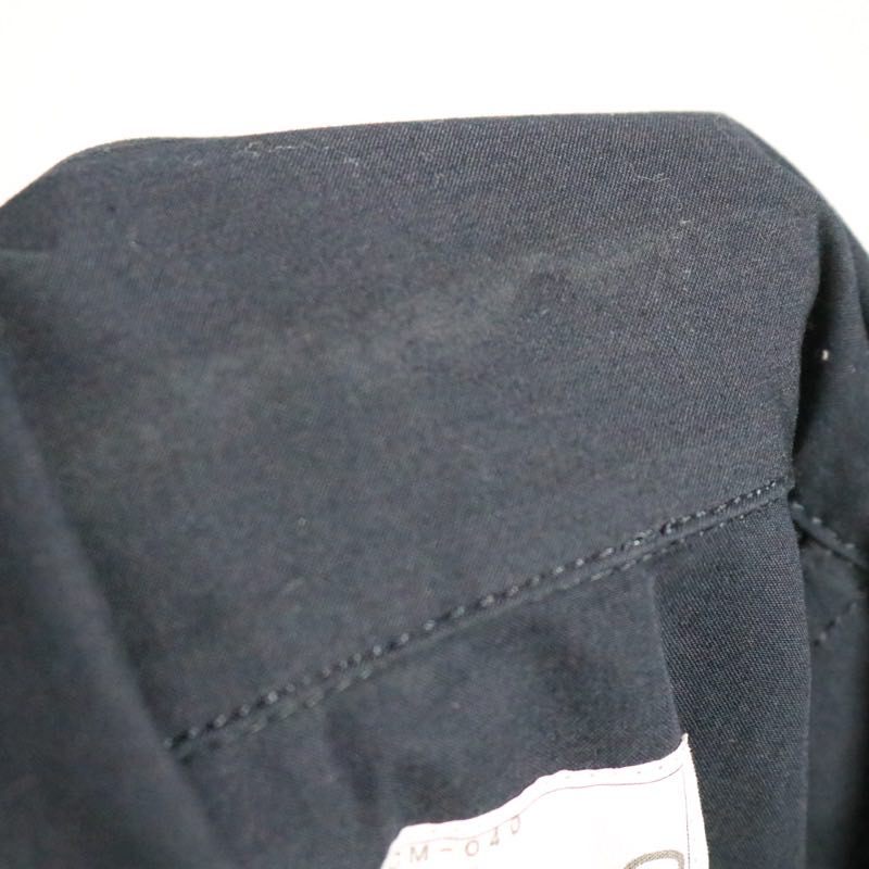 sacai 2022 | Cotton Oxford x Nylon Twill Shirt "Navy/Khaki" (SCM-040)