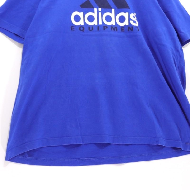adidas 90s | EQUIPMENT Logo Print S/S Tee "Blue" (MADE IN MEXICO)