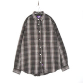 THE NORTH FACE PURPLE LABEL 25SS | Plaid Dobby Field Shirt "Asphalt Gray" (N25SG045)