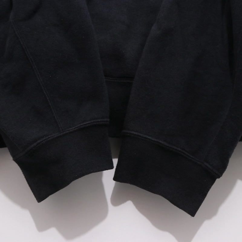 UNUSED 18AW | 13.5oz Sweat Hoodie "BLACK" (US1493)