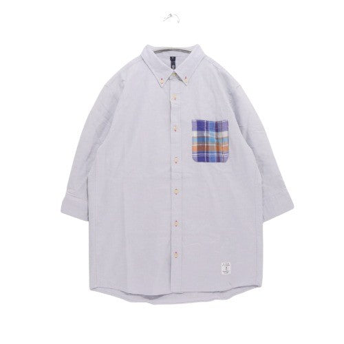 SILAS × JUN WATANABE | Oxford B.D. Shirt "Check Pocket" (Half Sleeve)