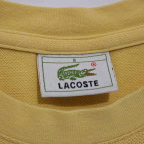 LACOSTE 80s-90s Euro Vintage | French/Euro Border Crewneck T-Shirt "Yellow/Green"