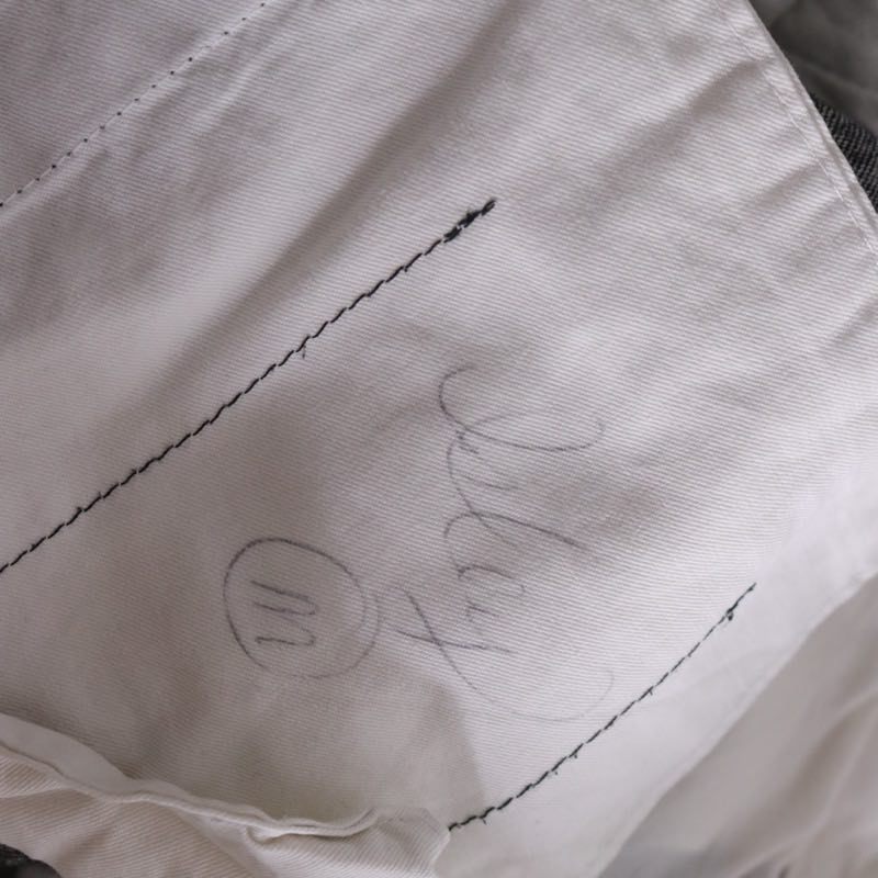 EURO VINTAGE 70s-80s | Bespoke 3Tuck Trousers "OPTIZip / Gray"