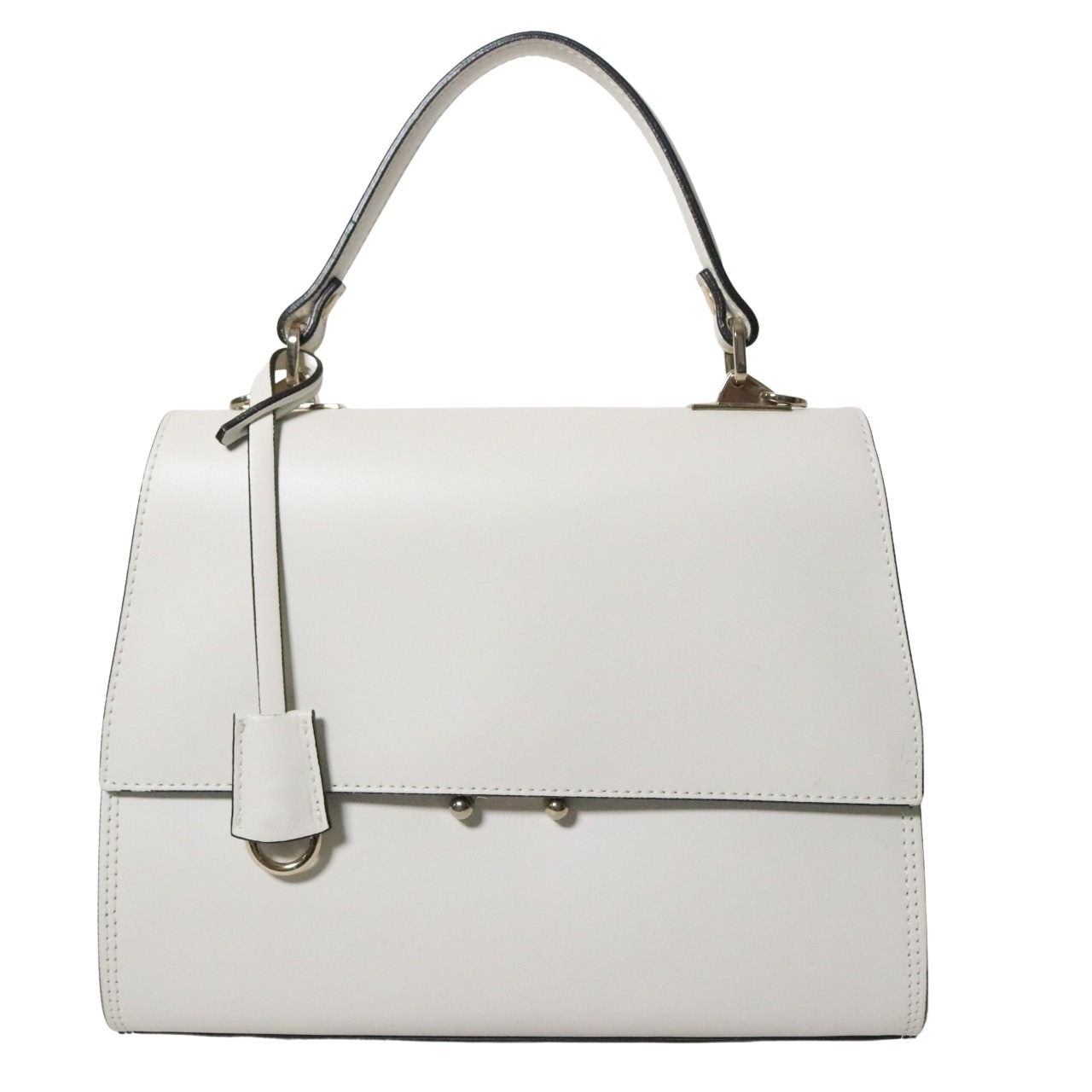 GIANNI NOTARO(ジャンニ ノターロ) Carol J. フラップ 2WAY レザーハンドバッグ