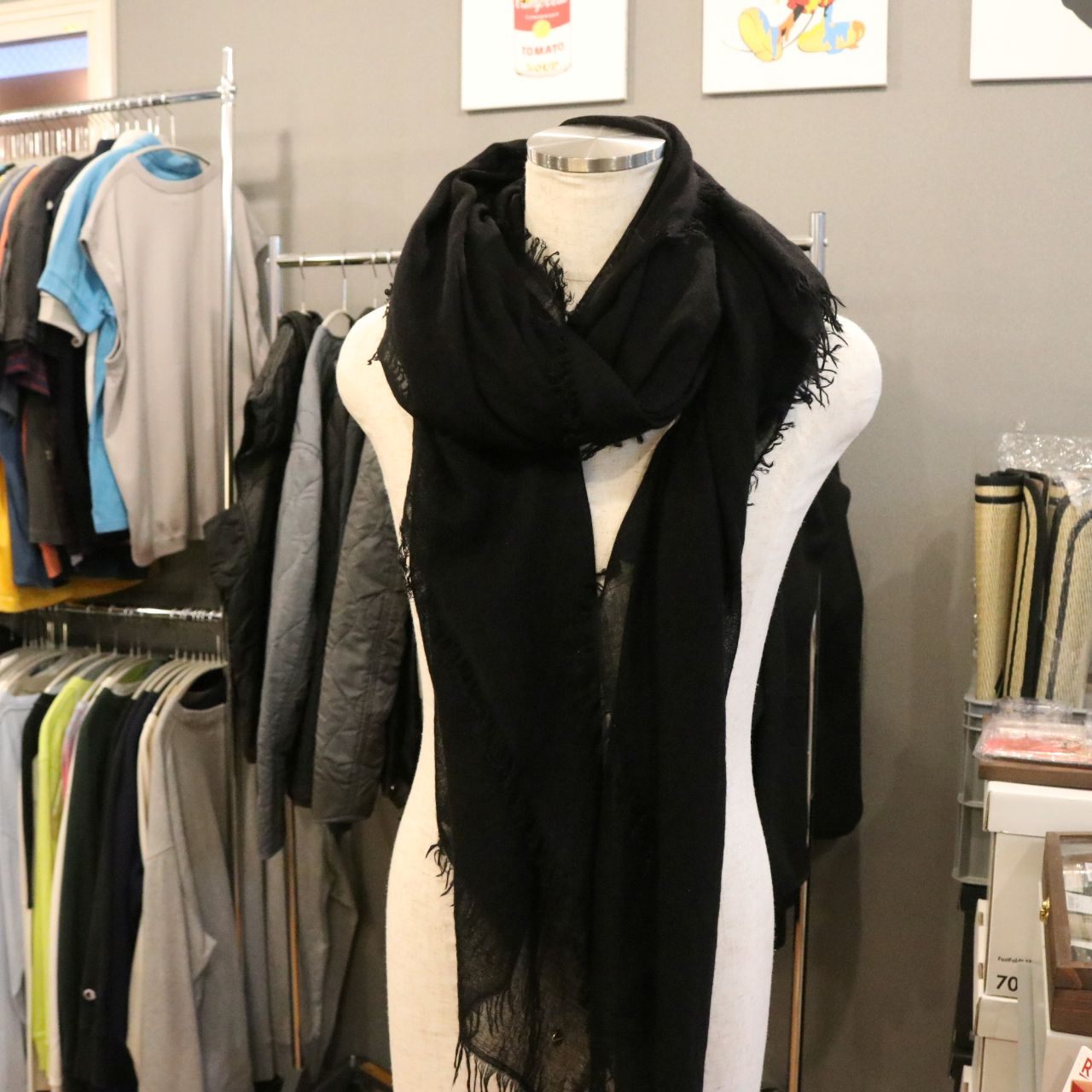 ANN DEMEULEMEESTER(アンドゥムルメステール) Oversized Scarf