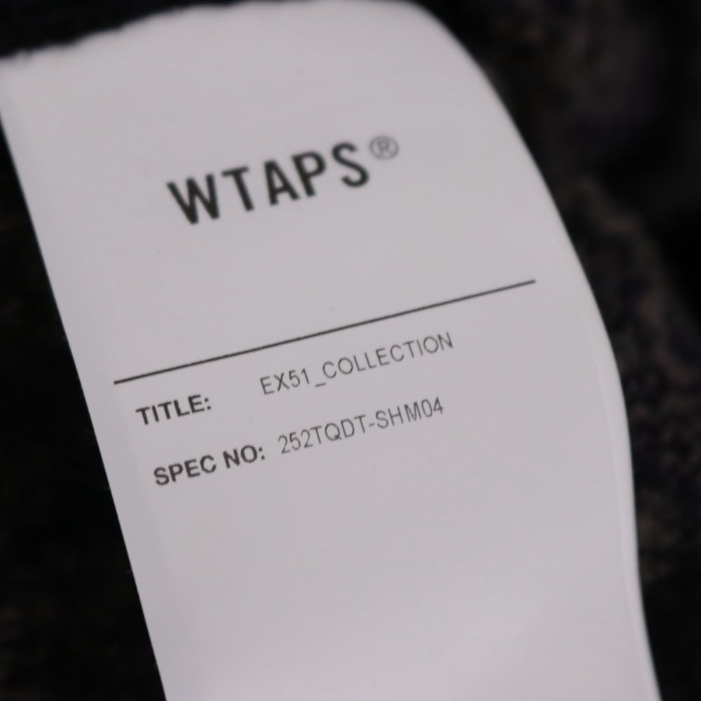 WTAPS 25AW | TXT 02 / LS / WONY. TWEED. TEXTILE "Gray / Navy" (252TQDT-SHM04)