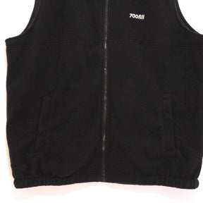 700fill | PORT AUTHORITY Reversible Vest "Black / Fleece & Nylon"