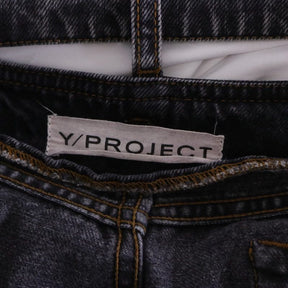 Y/PROJECT | Waistband-less Denim Pants "Black Wash"