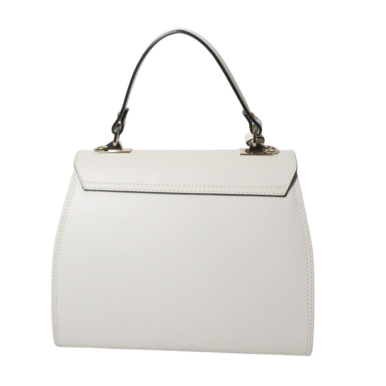 GIANNI NOTARO(ジャンニ ノターロ) Carol J. フラップ 2WAY レザーハンドバッグ