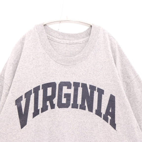 90s Vintage Virginia Cavaliers | College Logo Pocketless T-Shirt "Heather Grey"
