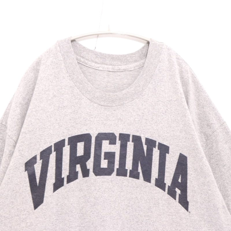 90s Vintage Virginia Cavaliers | College Logo Pocketless T-Shirt "Heather Grey"