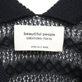 beautiful people(ビューティフルピープル) afrcian coil lace knitted cardigan