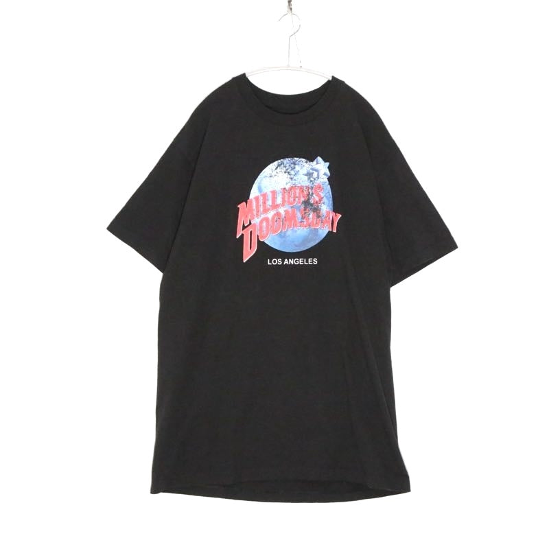 Million Dollar Doomsday | Earth Logo Print T-Shirt "Black"