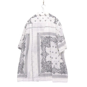 sacai 19SS | Bandana Print S/S Shirt "White/Black" (19-01912M)