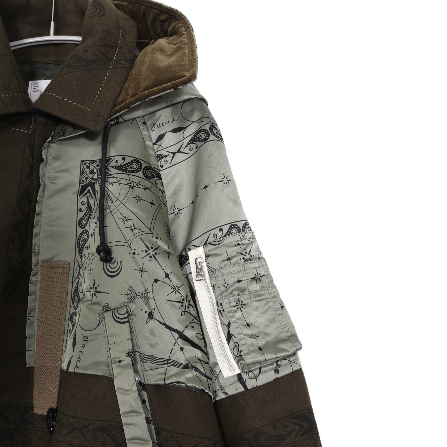 sacai(サカイ) 20AW Dr.Woo Bandana Print Coat