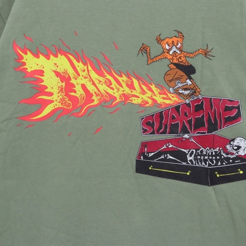 Supreme 24AW | Thrasher Game Tee "Green"