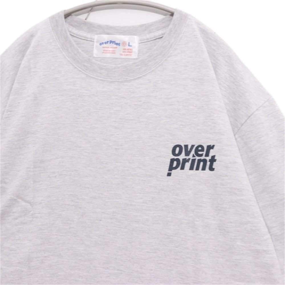over print | POP ART TEE Ver.4 "Ash Gray"