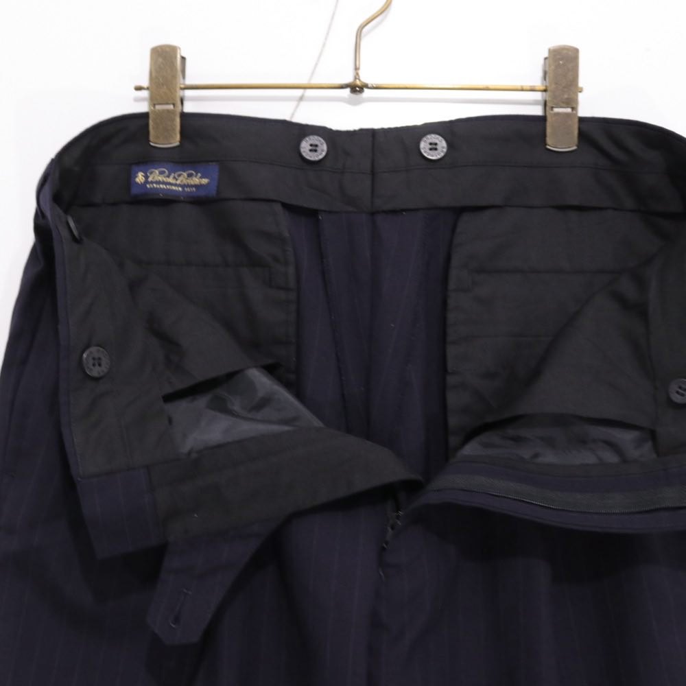 Brooks Brothers | 2-Tuck Pinstripe Trousers "Navy"