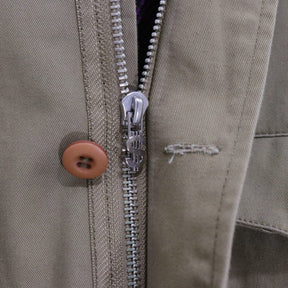 SWAGGER | Military fur-hooded mid-length coat "Beige" (SWGJKT-264)