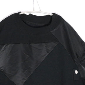 sacai 21SS | x Hank Willis Thomas Patchwork Sweat "Black" (21-02499M)