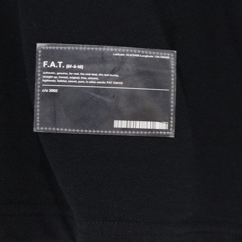 FAT | "OVERPOLO" Heavyweight Polo Shirt "Black" (F31811-CT14-AB)