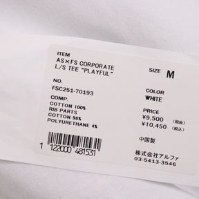 FreshService(フレッシュサービス)×ACTUAL SOURCE(アクチュアルソース)CORPORATE L/S TEE PLAYFUL