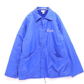 HARTWELL 1980s-90s | Fleece Lined Coach Jacket "Blue" (LOT 1631) [Made in USA]