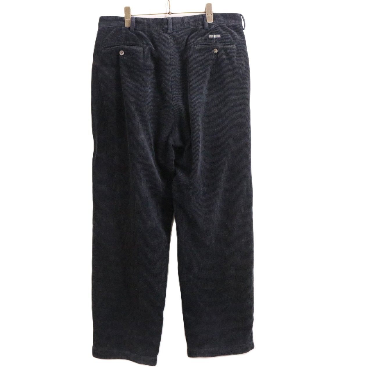 90s vintage Polo Ralph Lauren ポロラルフローレン Tuck Corduroy Pants ”POLO CORDS” 太畝