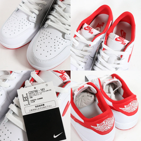 NIKE JORDAN BRAND 23AW | AIR JORDAN 1 RETRO LOW OG "White / University Red" (CZ0790-161)
