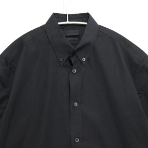 ALEXANDER MCQUEEN 13SS | S/S Button Down Shirt "Back Strap Detail" (Black)