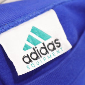 adidas 90s | EQUIPMENT Logo Print S/S Tee "Blue" (MADE IN MEXICO)
