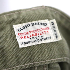 COOTIE PRODUCTIONS | Herringbone Cargo Shorts "Large Side Pockets"