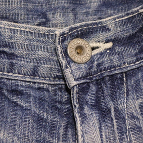HECTIC | Herringbone Bush Pants "Paint Custom" Wide Straight