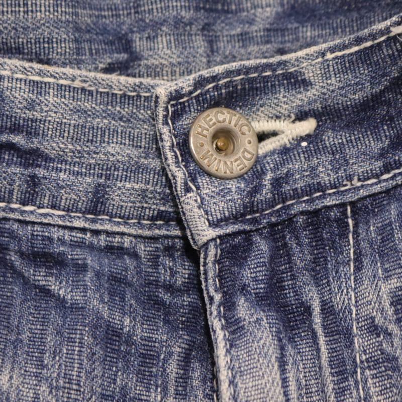 HECTIC | Herringbone Bush Pants "Paint Custom" Wide Straight