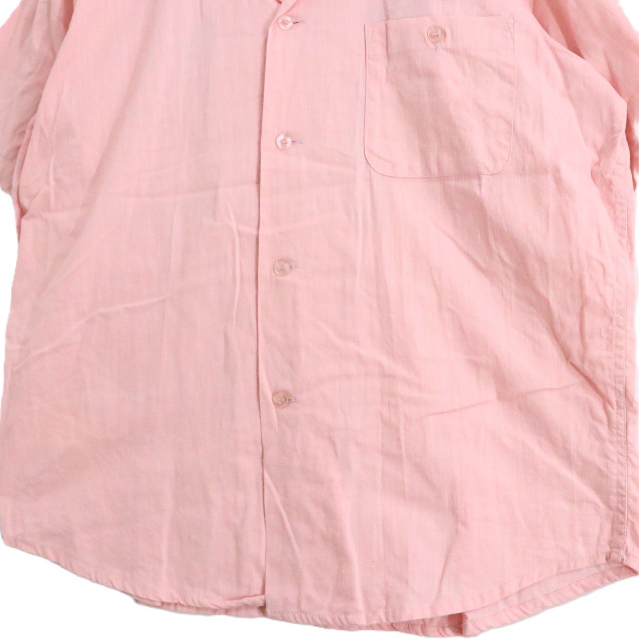 Vintage Style | Chain Stitch Embroidered Bowling Shirt "Pink/Paul's Auto"