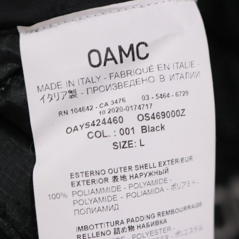OAMC 21SS | PEACEMAKER Peacemaker Liner Jacket "Black" (OAYS424460)