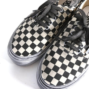 VANS VAULT | OG Authentic LX "Stressed Black / White Checkerboard" (VN0A5FBD95Y1)