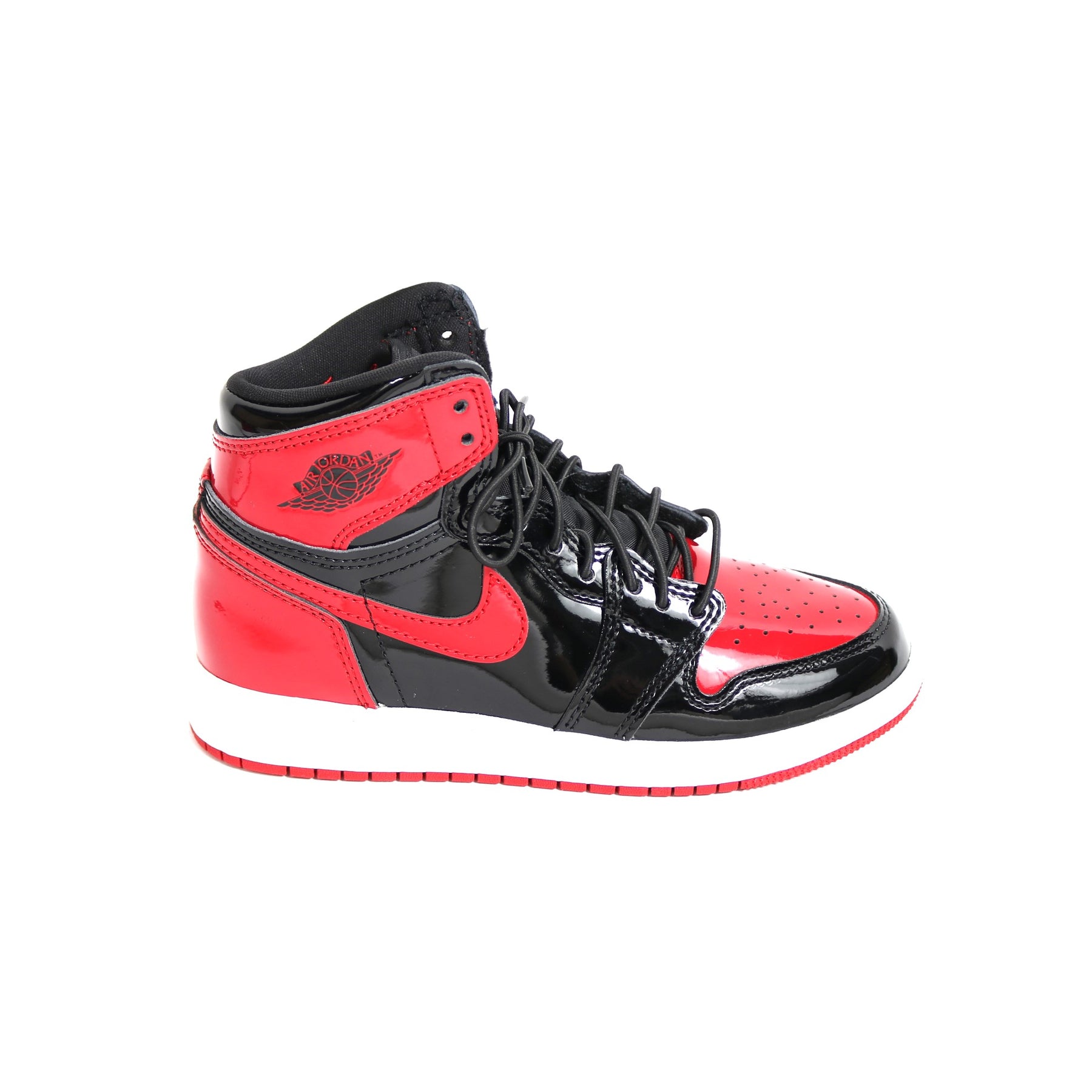 NIKE KIDS 22.5cm スニーカー Nike GS Air Jordan 1 High OG Patent Bred