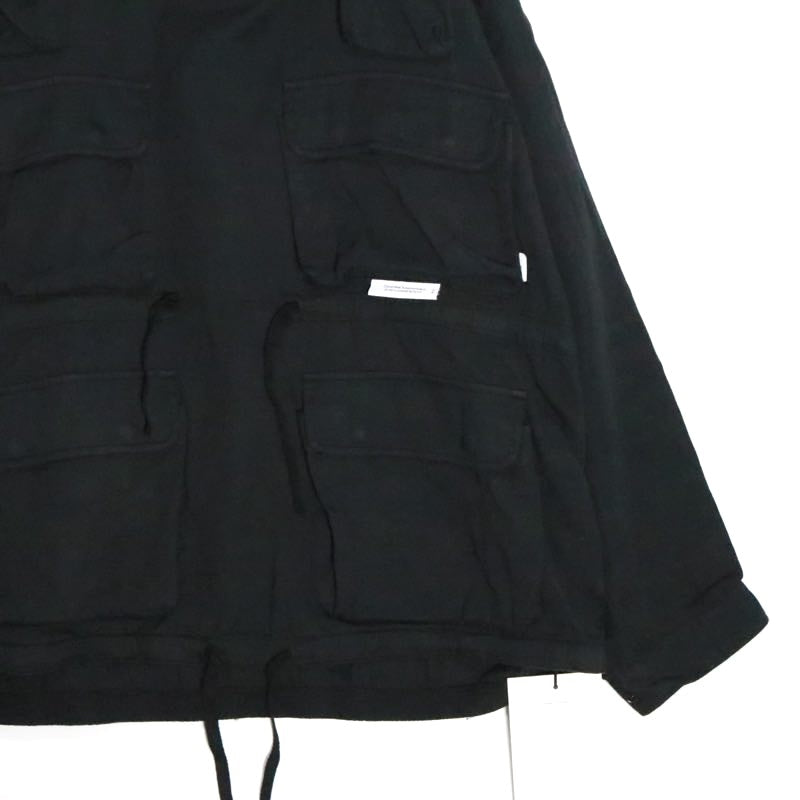 WTAPS 25AW | CHAMBER / LS / COTTON. TWILL "Black" (252WVDT-SHM04)